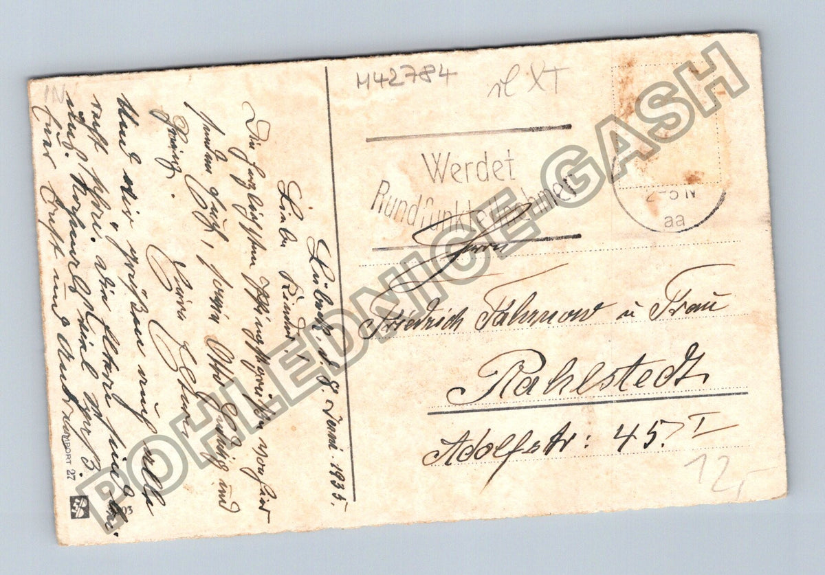 Pohlednice Německo brouci Fröhliche Pfingsten 1935 (M42784)
