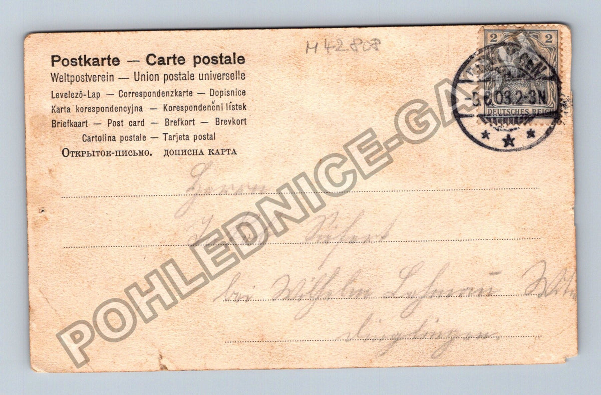Pohlednice Německo muž žena milostný motiv (M42808)