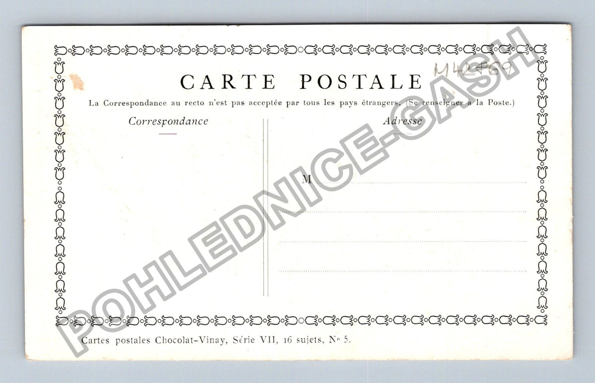 Pohlednice Francie Chocolat-Vinay Concert Pastoral (M42869)
