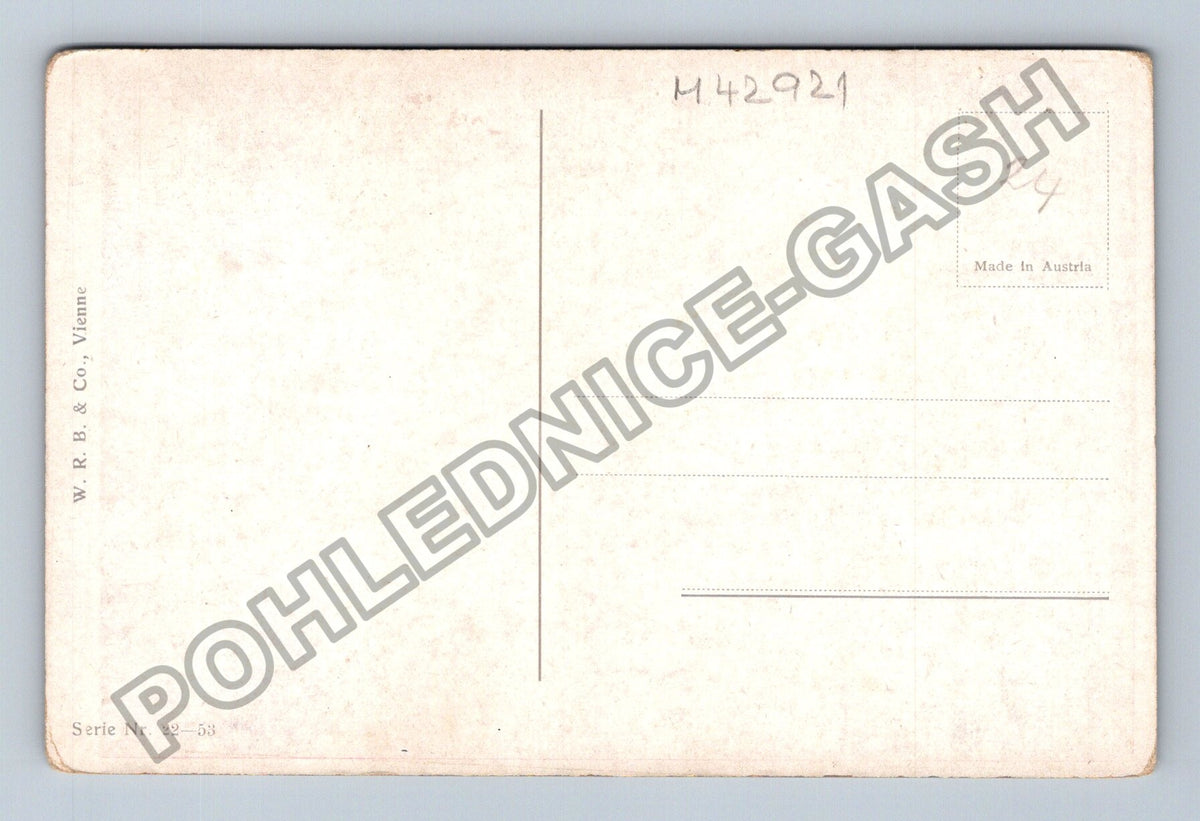 Pohlednice Rakousko žena v kroji W. R. B. & Co. (M42921)