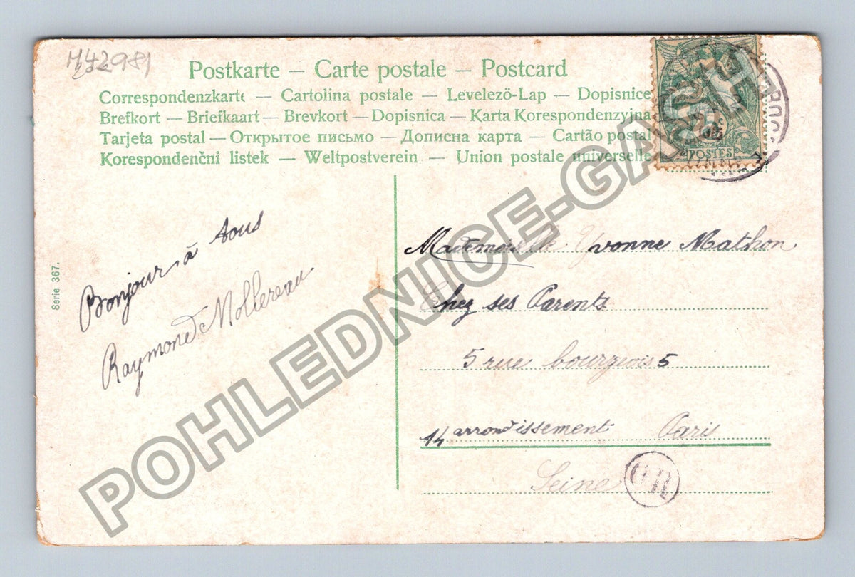 Pohlednice Francie Děti v kuchyni (M42981)