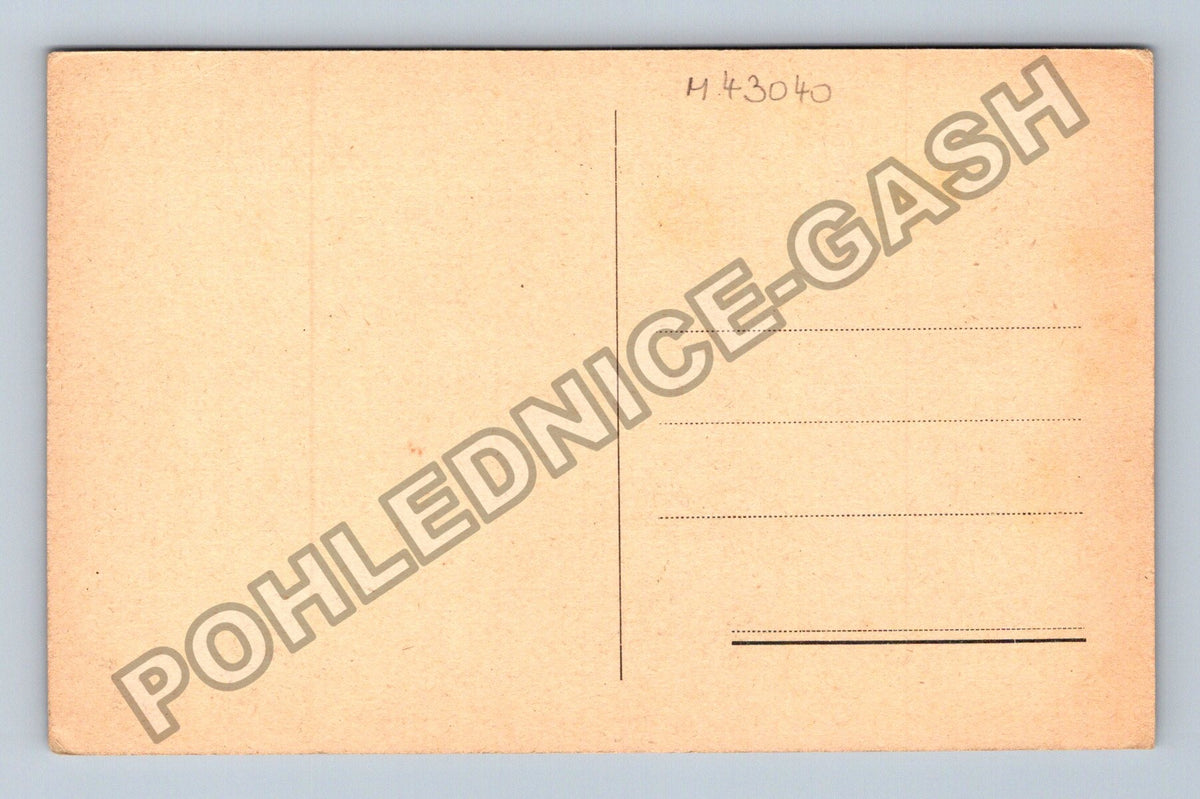 Pohlednice Francie dva chlapci s cigaretou Chocolat LAiglon (M43040)