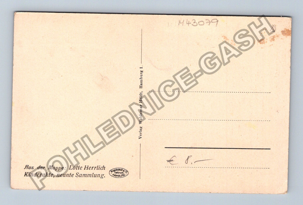 Pohlednice Německo Lotte Herrlich Kinderakte neunte Sammlung (M43079)