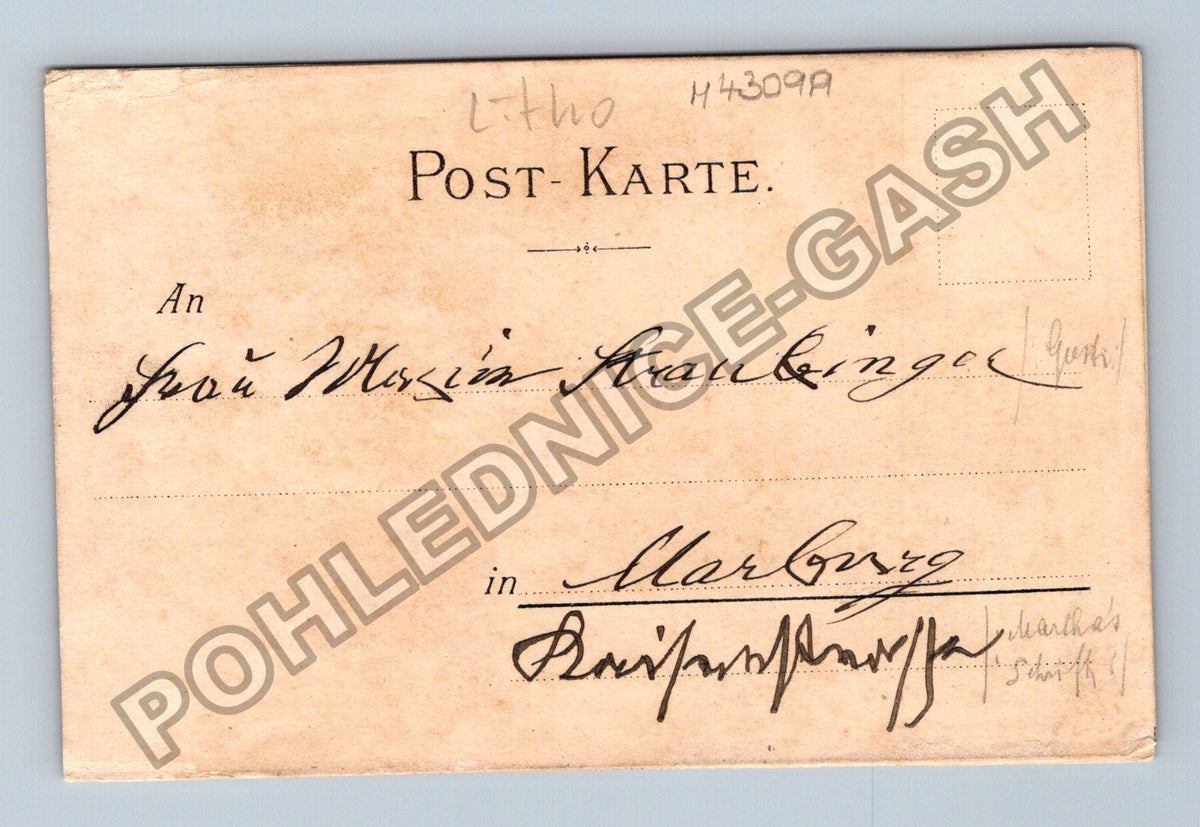 Pohlednice Německo dítě v kostýmu klauna 1907 (M43099)