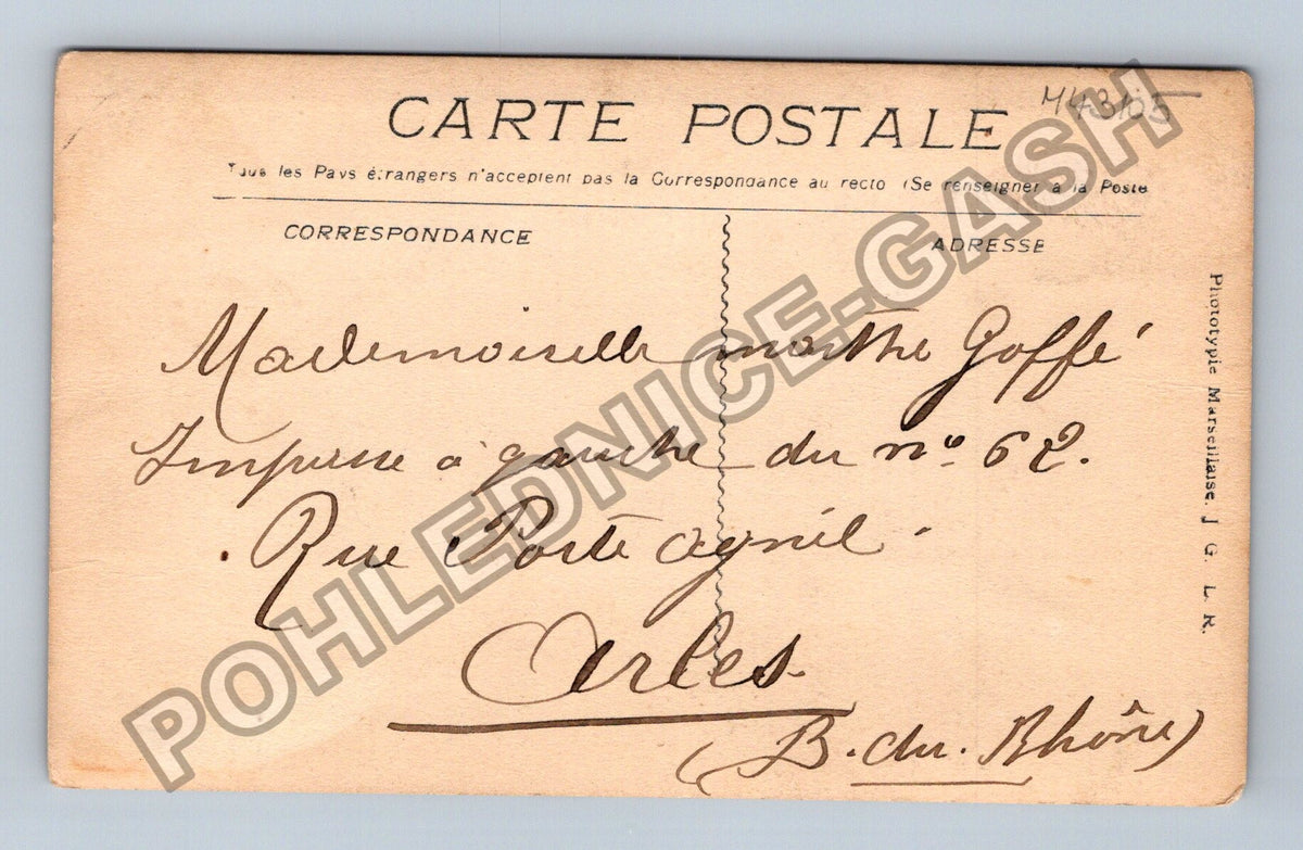Pohlednice Francie Marseille rybářka poissonnière (M43105)