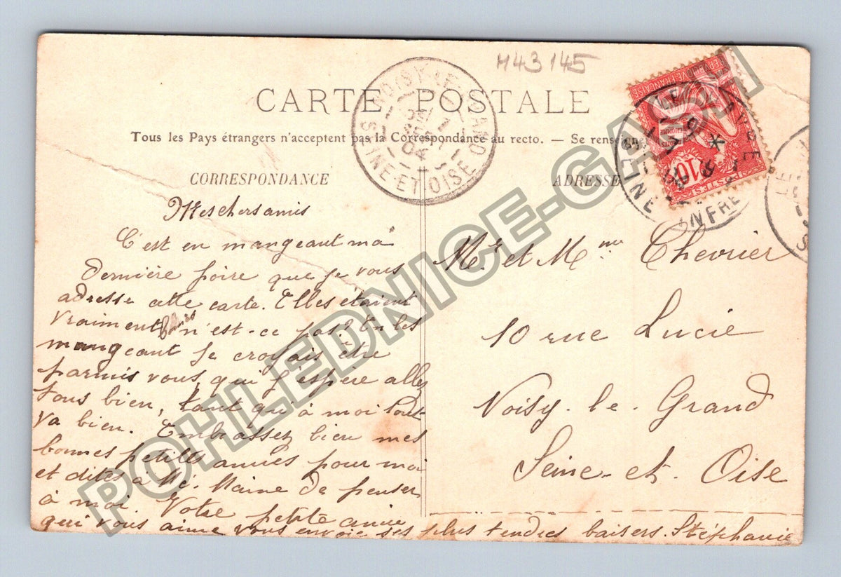 Pohlednice Francie rybář u lodi (M43145)