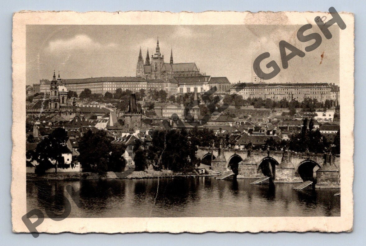 Pohlednice Praha Hradčany a Malá Strana 1939 (M432)