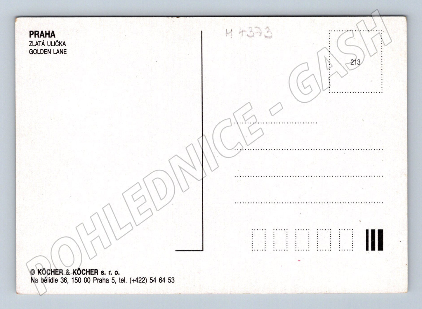 Pohlednice Praha Zlatá ulička historická (M4373)