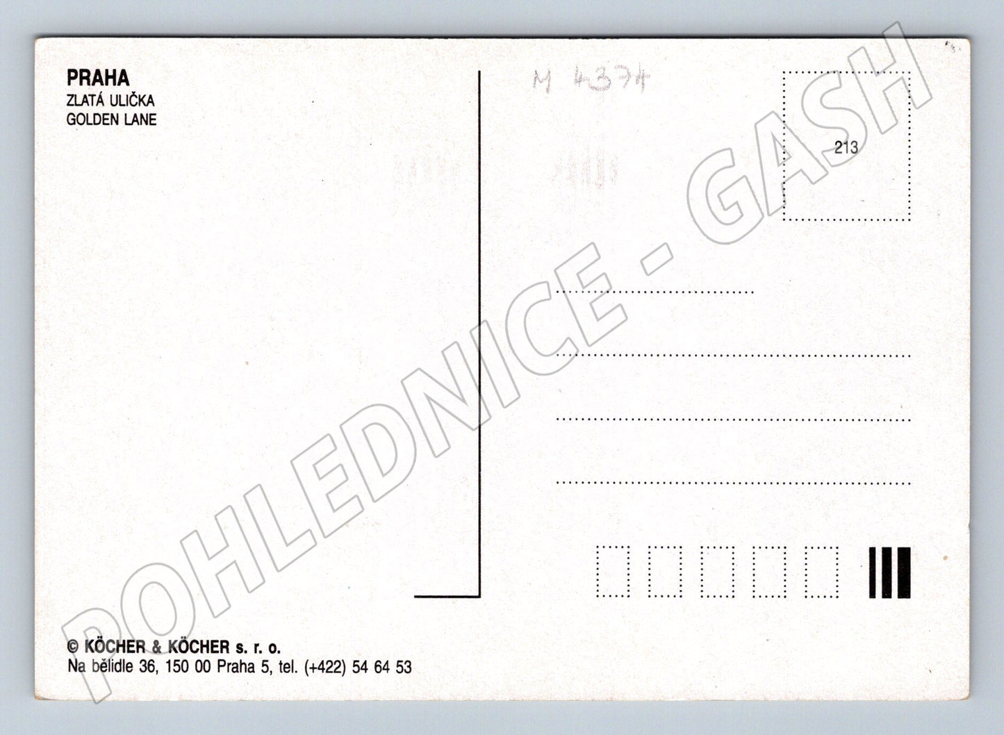 Pohlednice Praha Zlatá ulička historická (M4374)