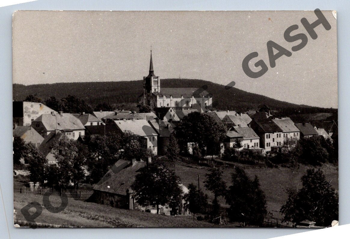 Pohlednice město s kostelem hrady a zámky (M438)