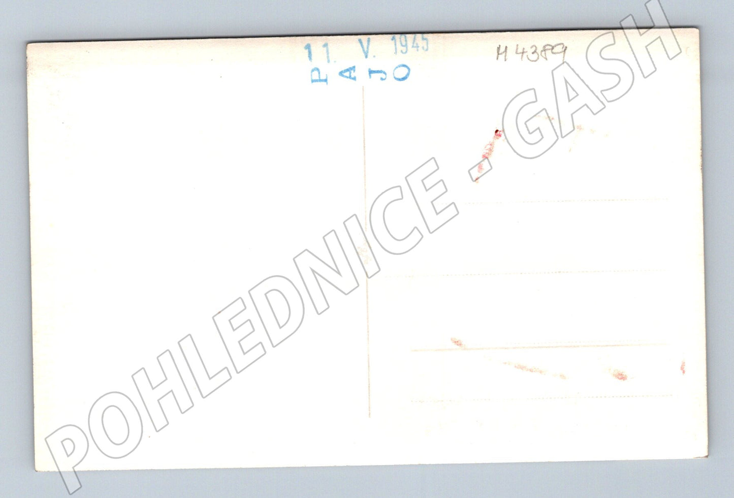 Pohlednice Historický hrad poškozený 1945 (M4389)