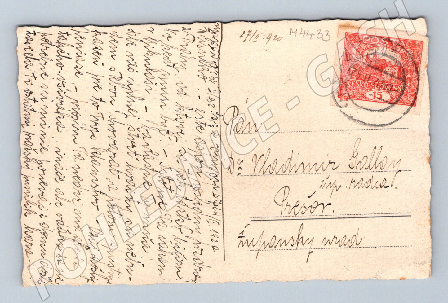 Pohlednice Praha Karlův most a Hradčany (M4433)