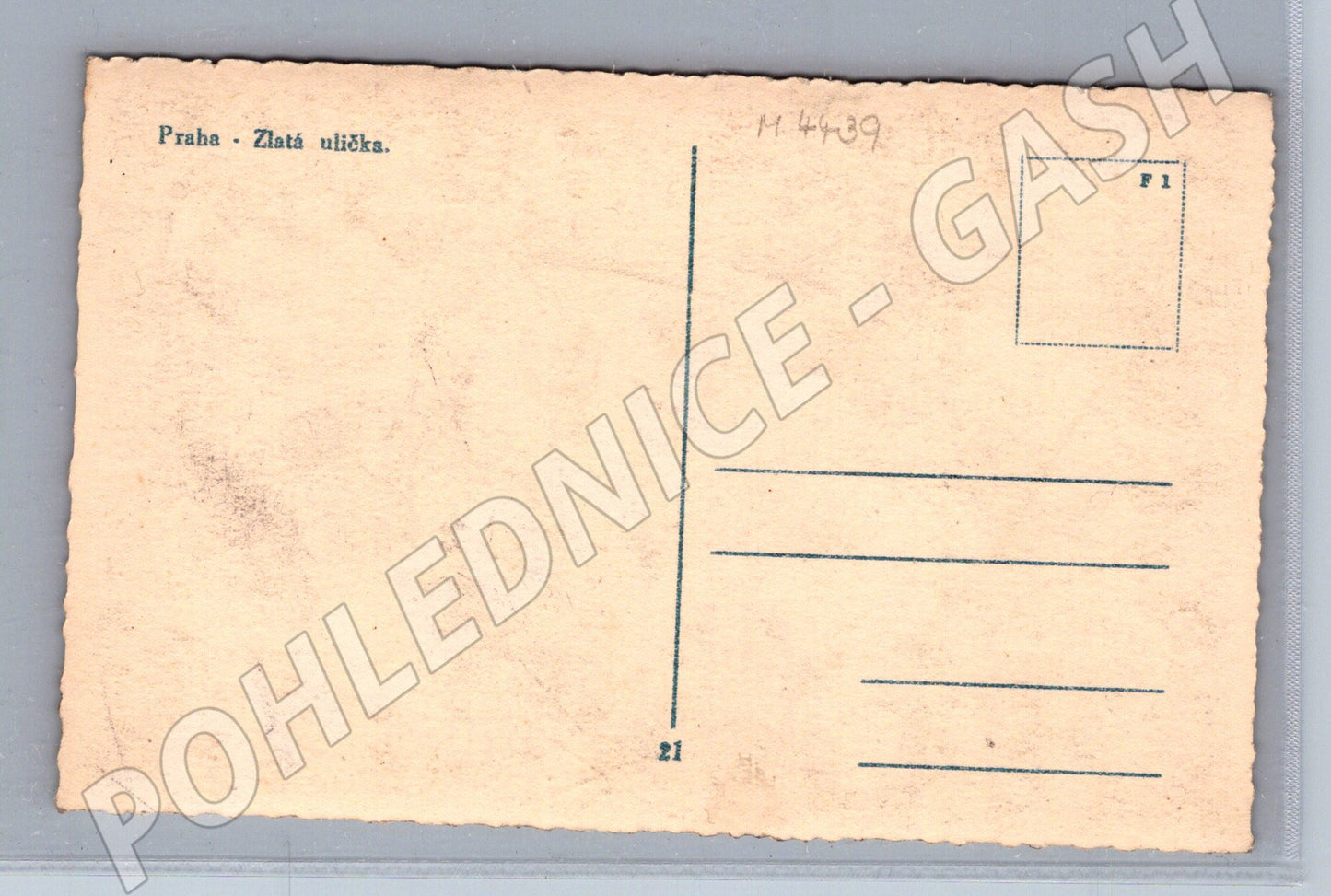 Pohlednice Praha Zlatá ulička (M4439)
