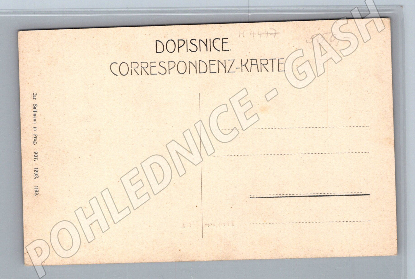 Pohlednice Pozdrav z Prahy Železná ulice (M4447)