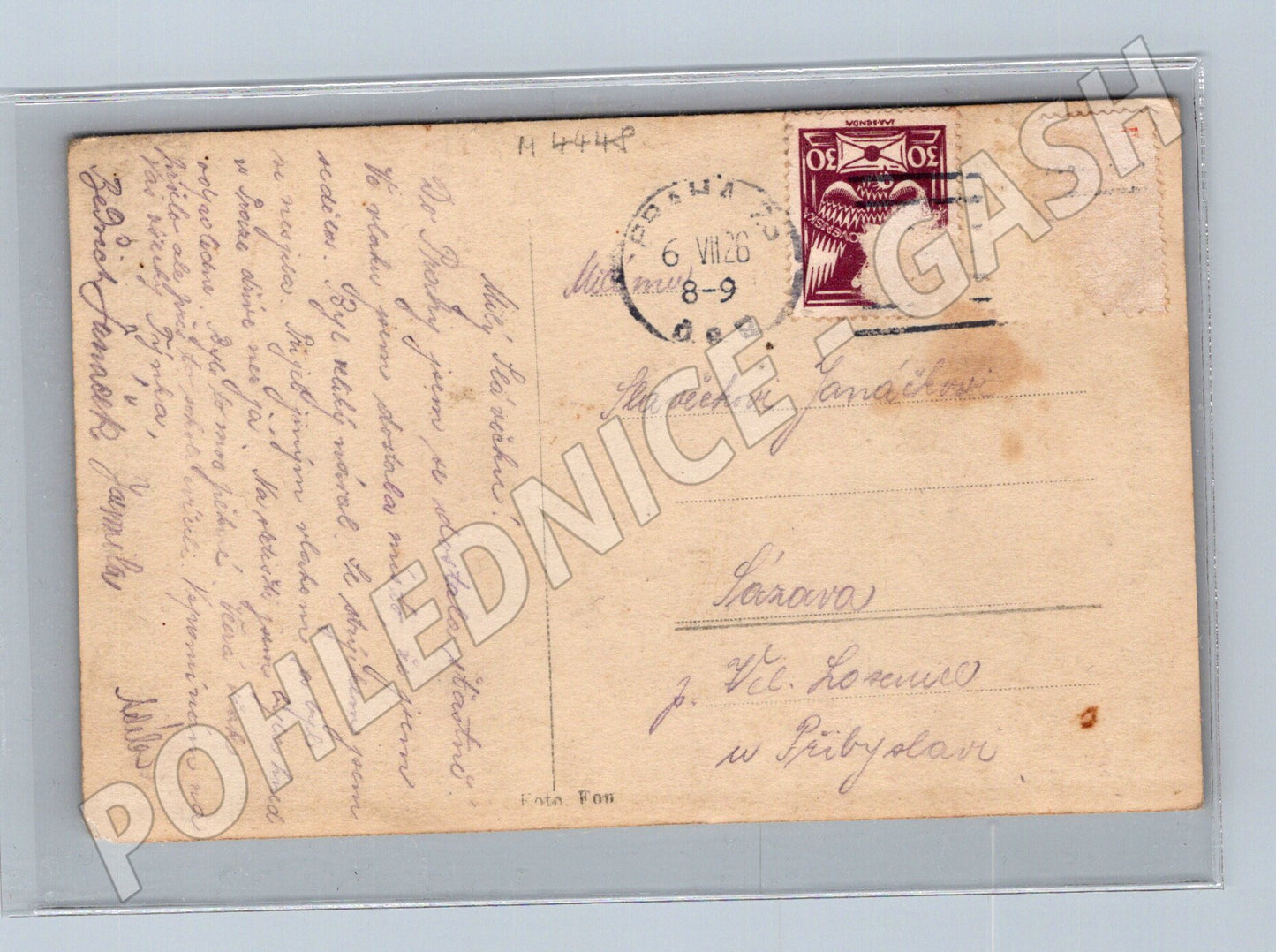 Pohlednice Praha Nerudova ulice Malá Strana (M4448)