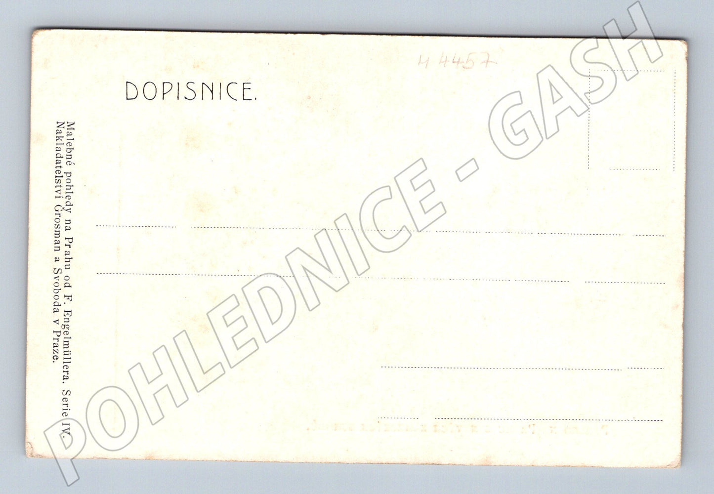 Pohlednice Praha nové zámecké schody (M4457)