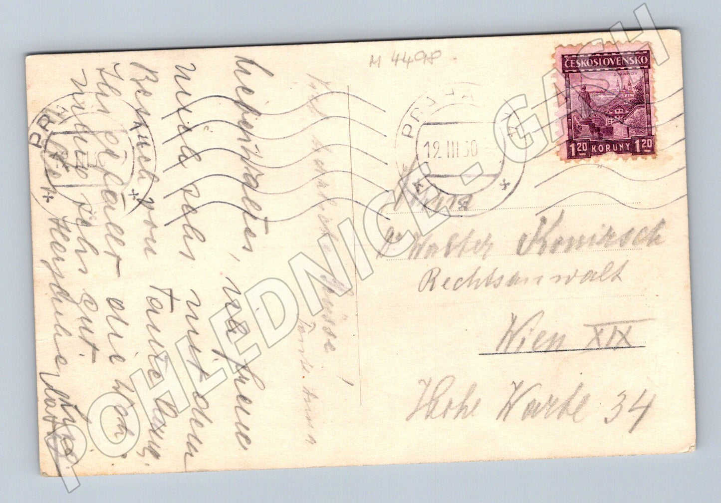 Pohlednice Praha Výstaviště Průmyslový palác (M4498)