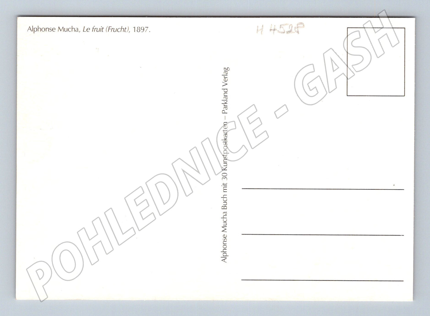 Pohlednice Alfons Mucha Le Fruit secesní (M4528)