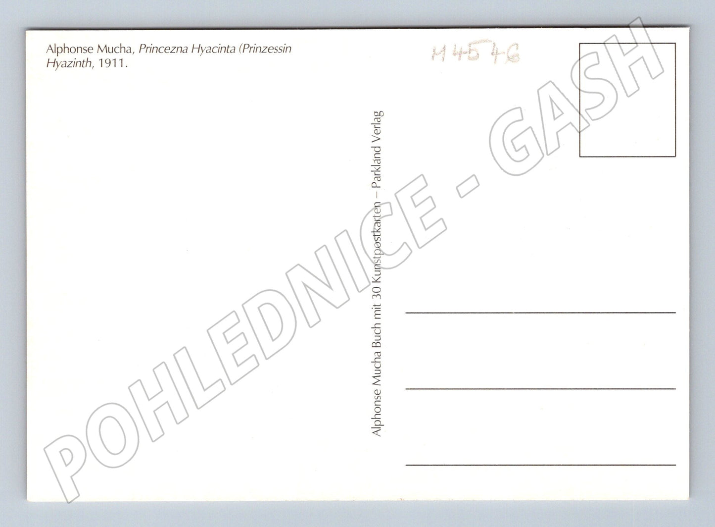 Pohlednice Alfons Mucha Princezna Hyacinta (M4546)