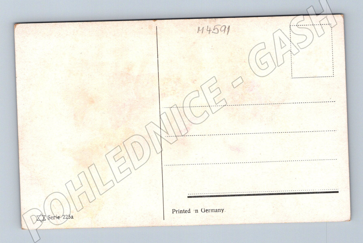 Pohlednice venkovská chalupa malířství (M4591)