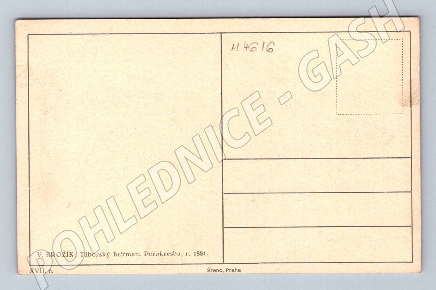 Pohlednice Táborský hejtman Brožík (M4616)