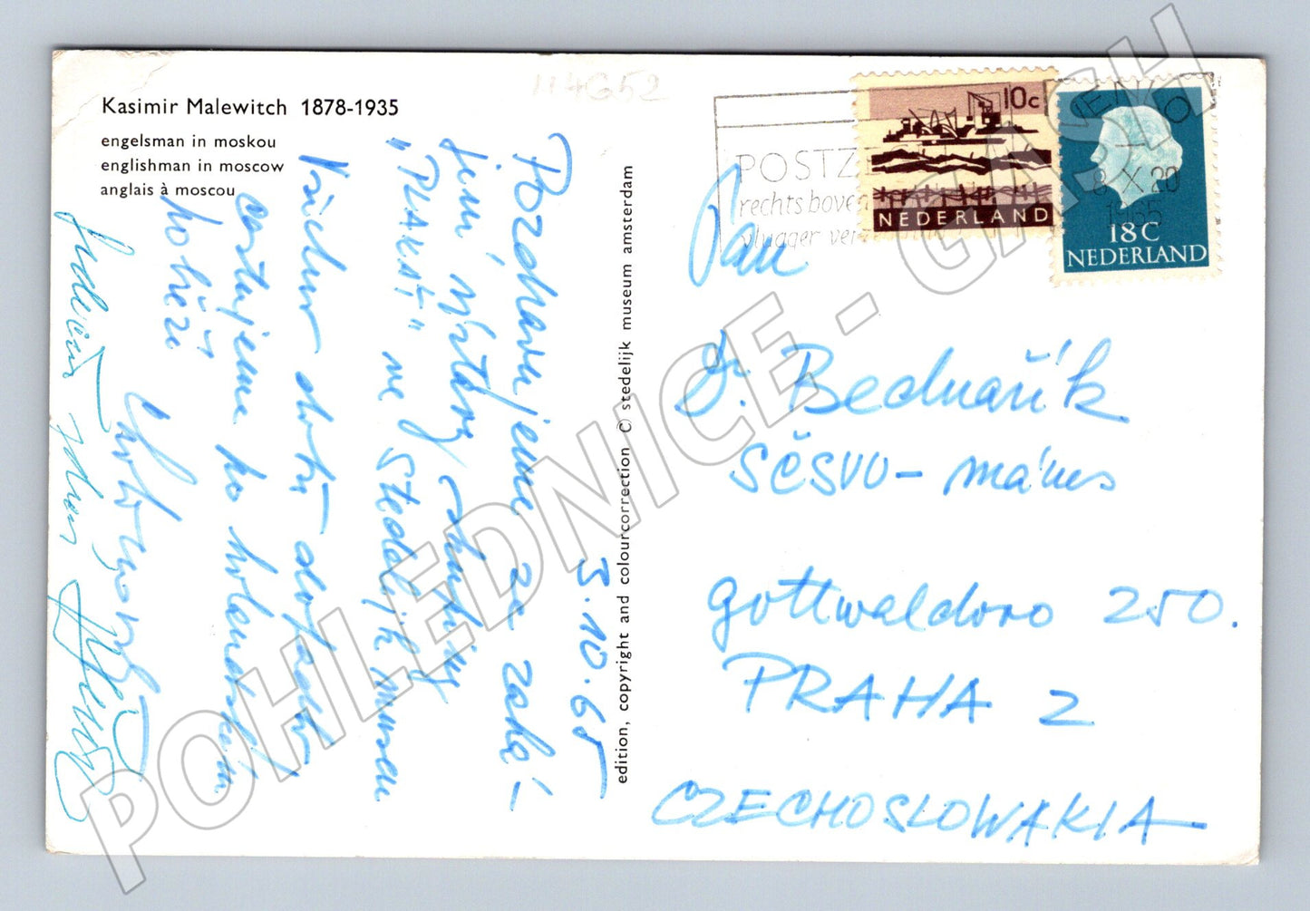 Pohlednice Kazimir Malevič konstruktivismus (M4652)