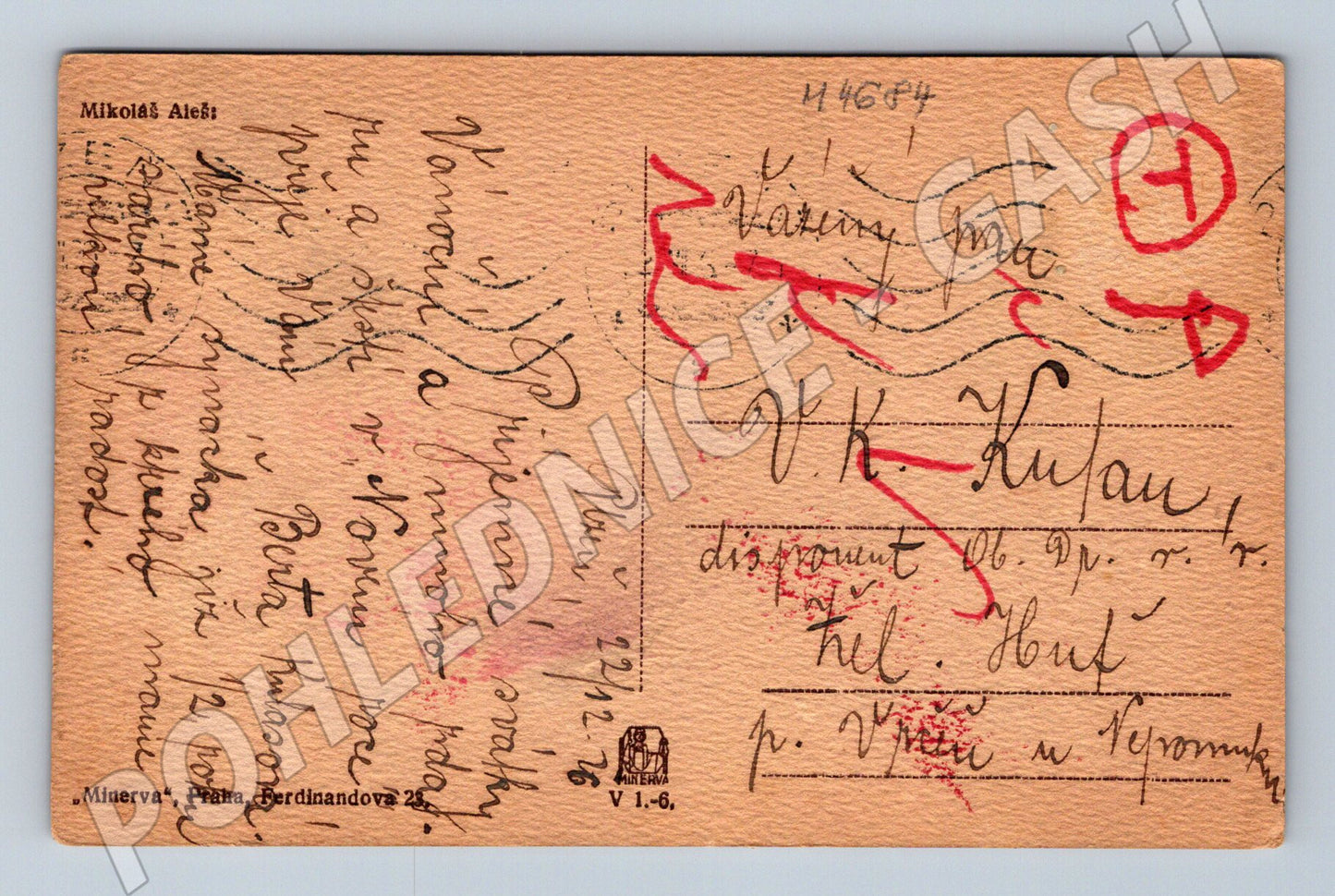 Pohlednice Mikoláš Aleš Tři králové (M4684)