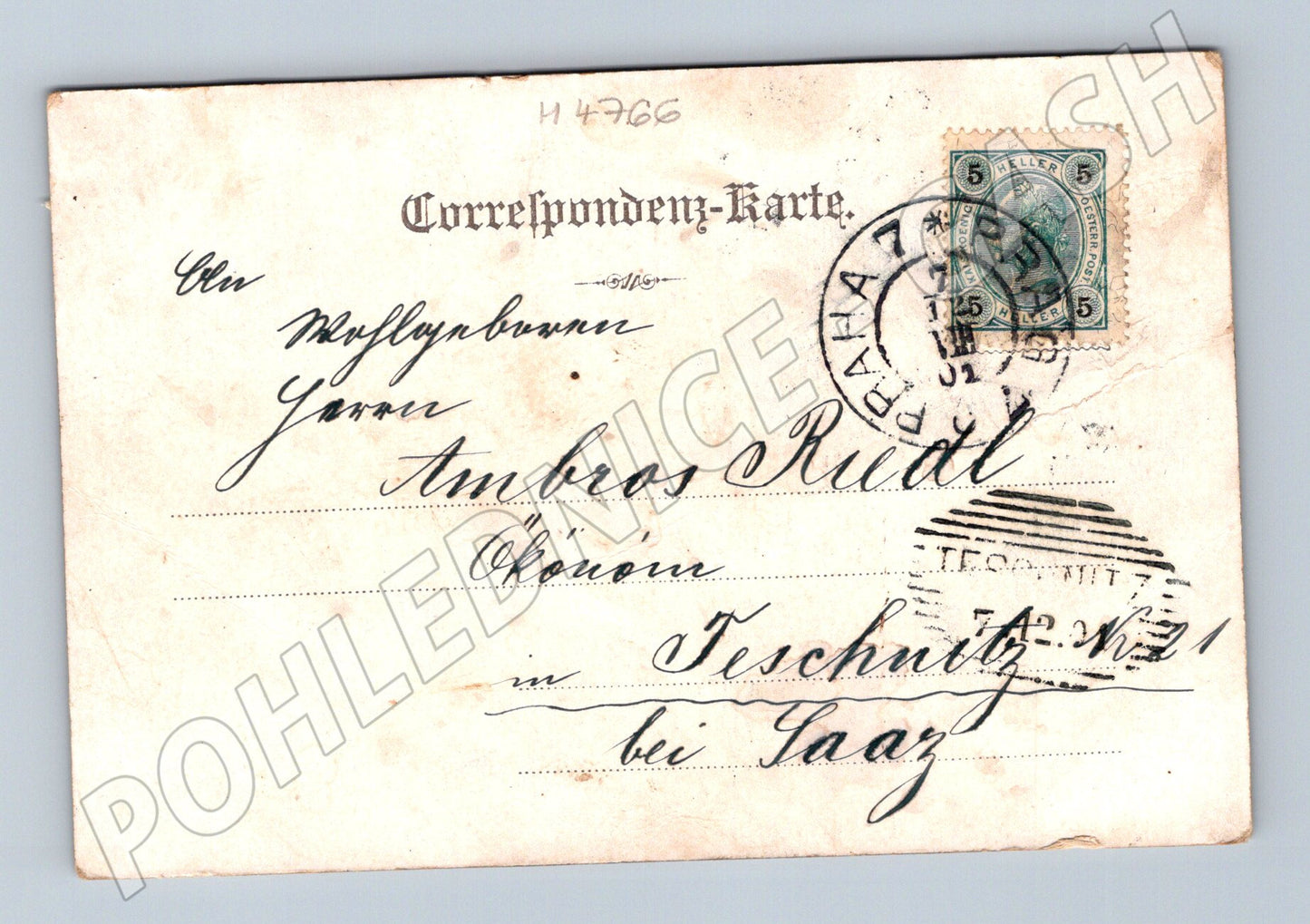 Postcard Prague Museum of the Kingdom of Bohemia (M4766)