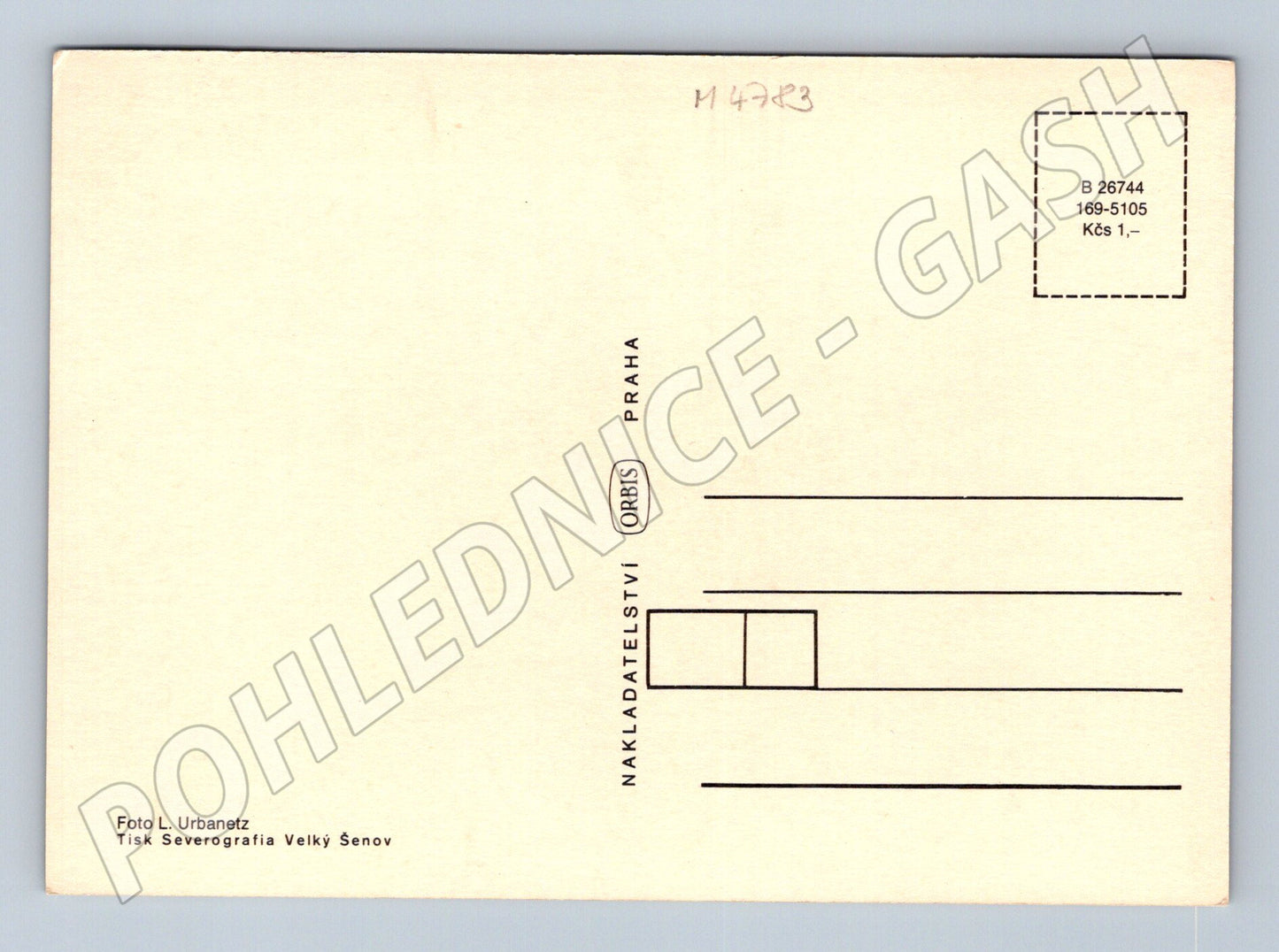 Postcard of Czech nature Orbis large format (M4783)