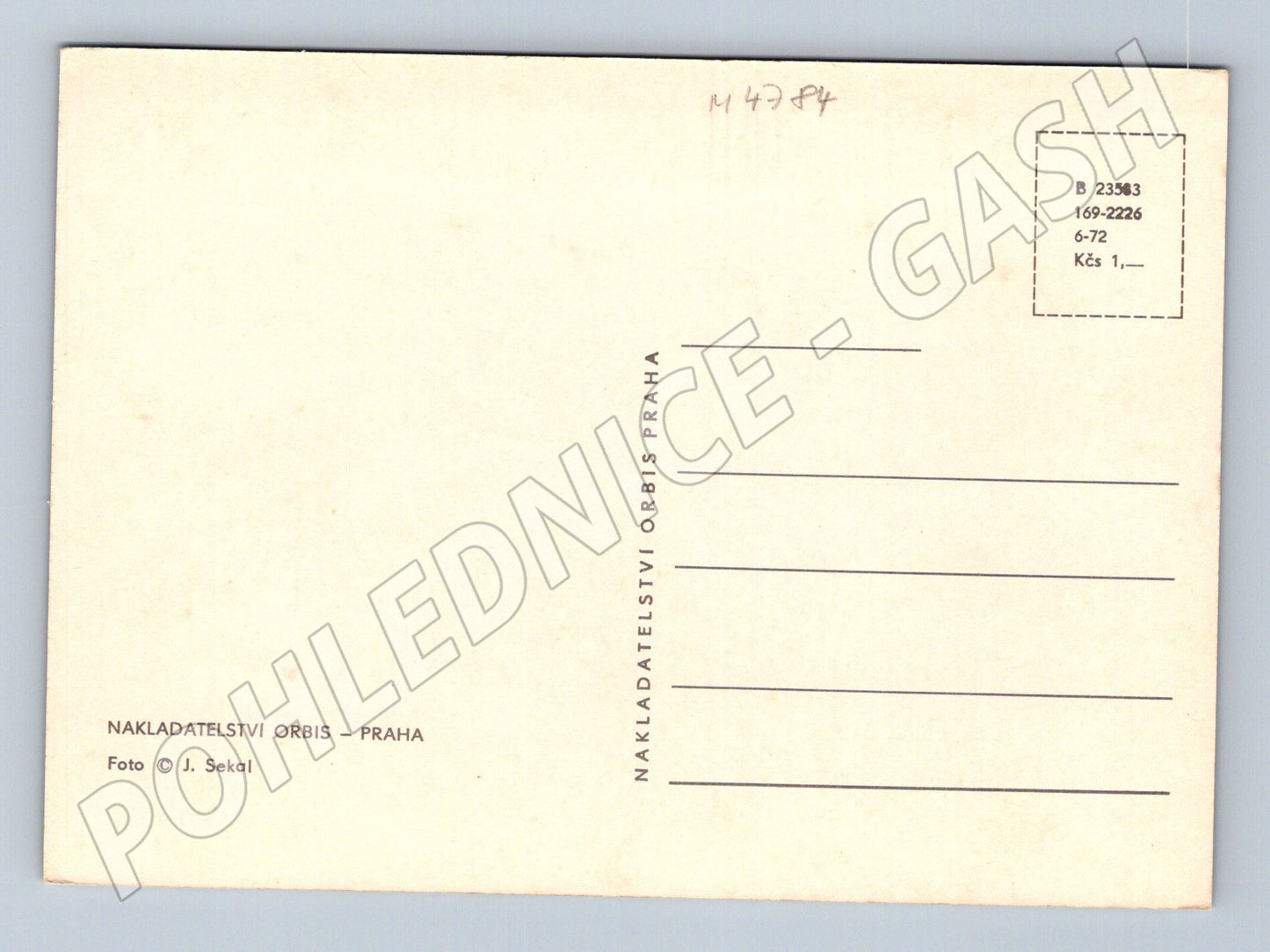 Pohlednice Orbis česká krajina 70 léta (M4784)