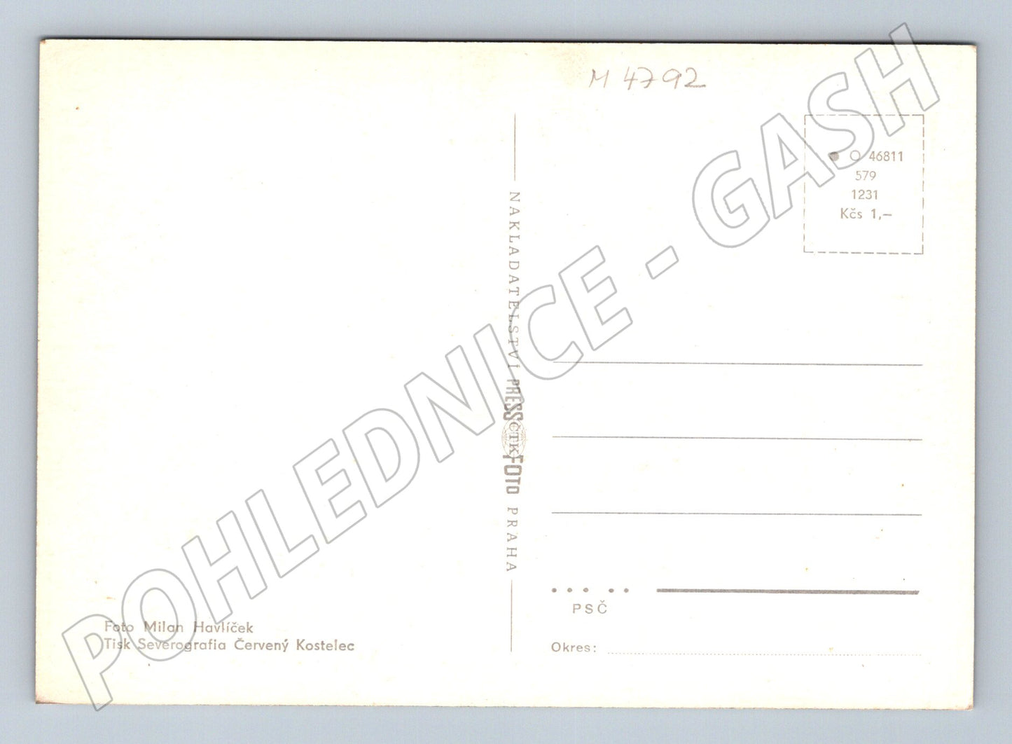 Pohlednice česká krajina Pressfoto Havlíček (M4792)