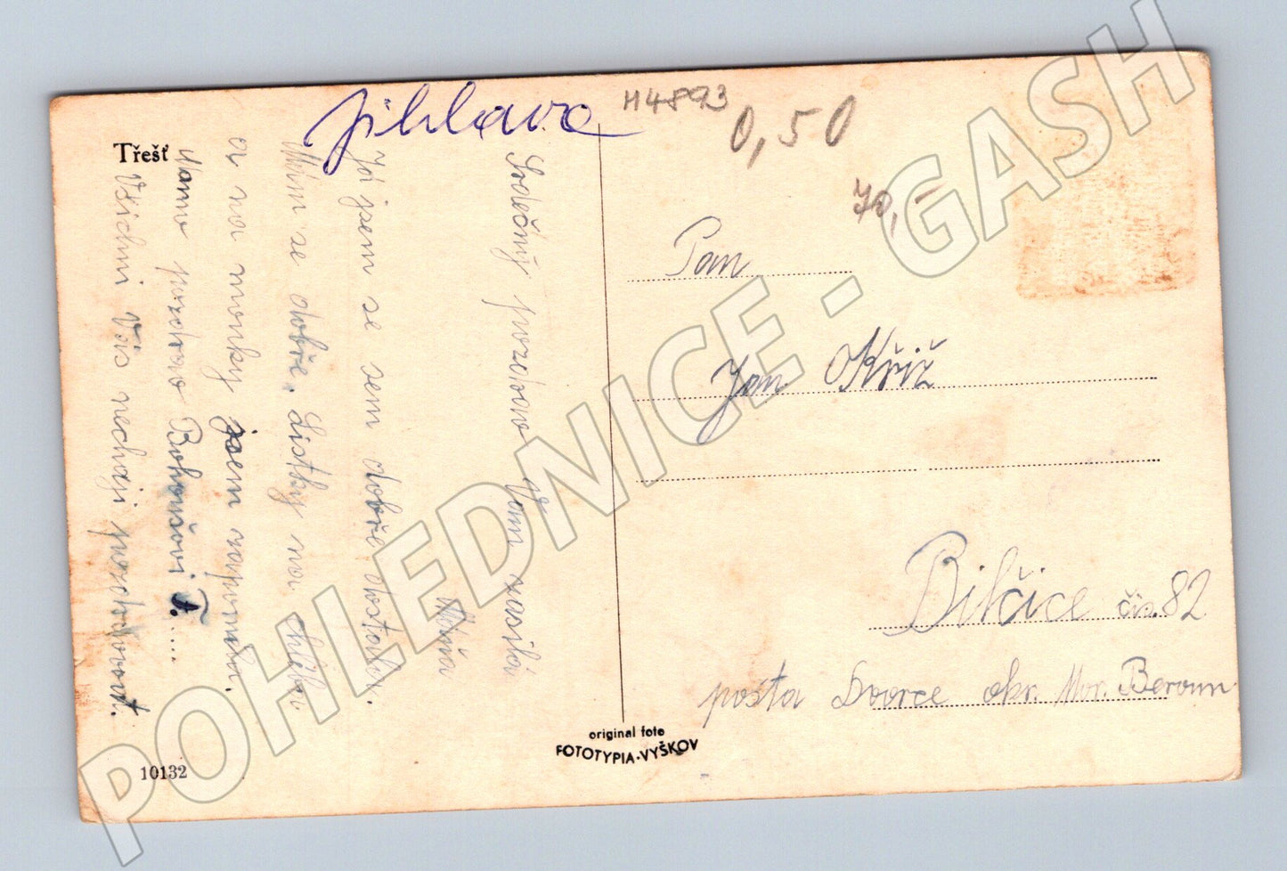 Postcard Třešť historical Vysočina (M4893)
