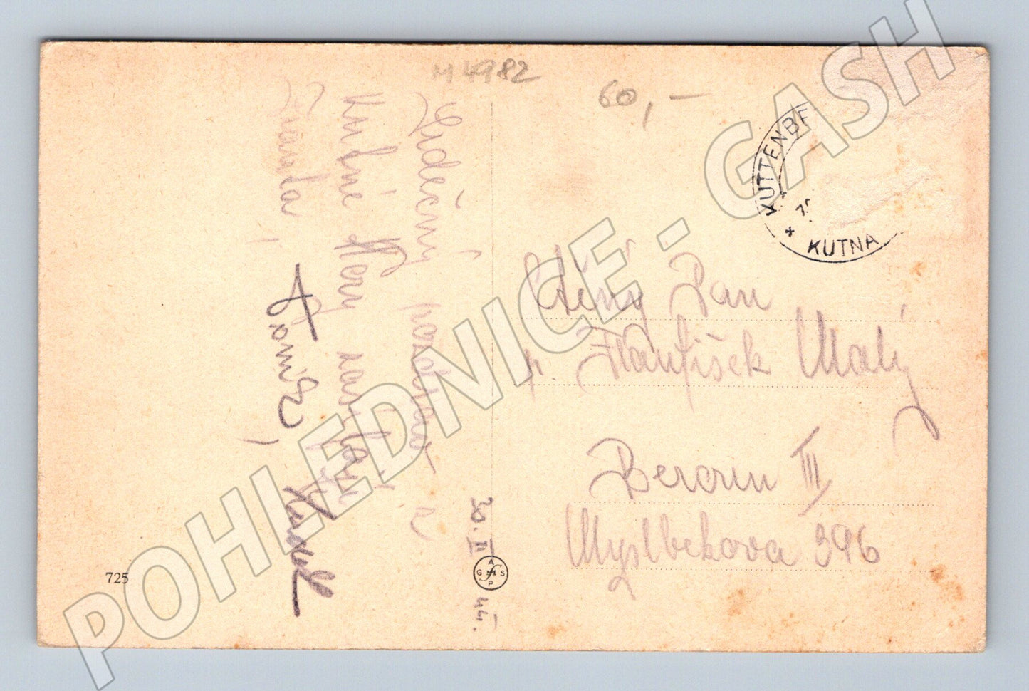 Postcard Kutná Hora Church of St. Barbara (M4982)