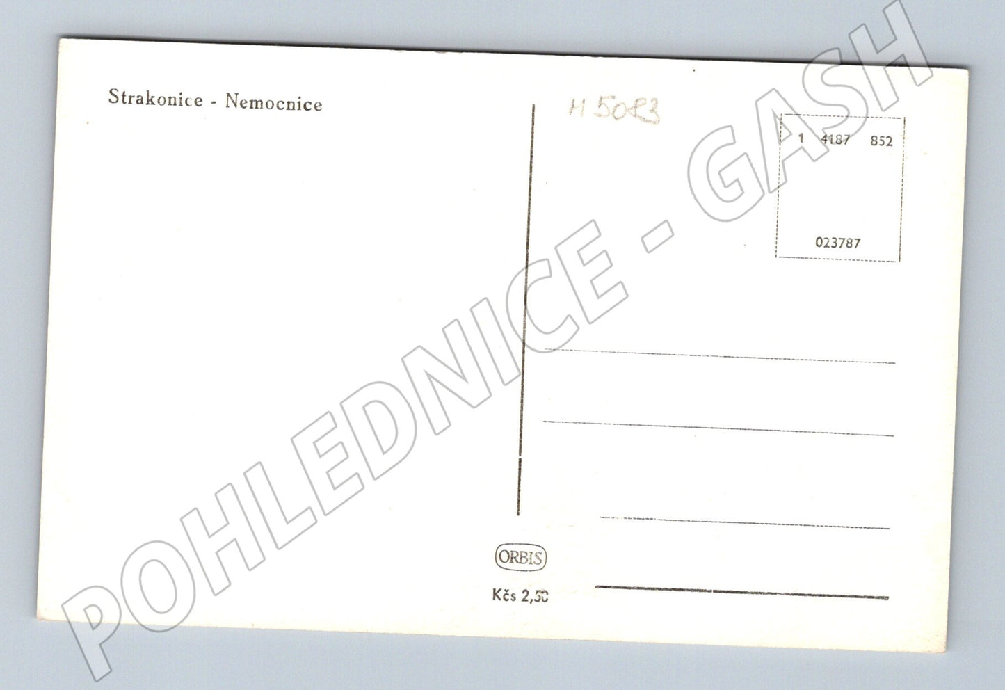Pohlednice Strakonice nemocnice (M5083)