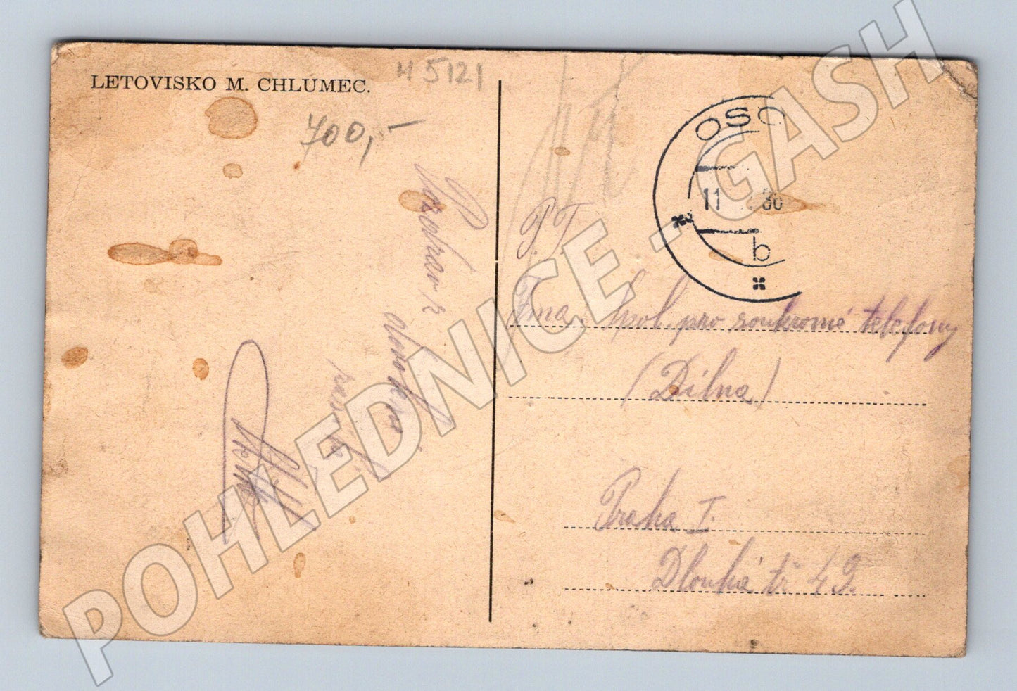 Postcard M. Chlumec multi-image (M5121)