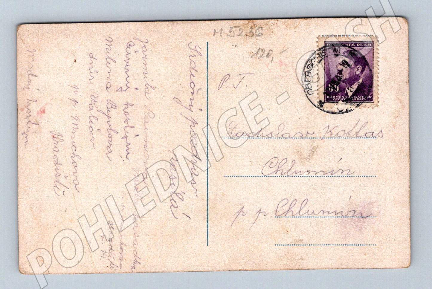 Postcard Obříštví multiple shots before 1950 (M5236)