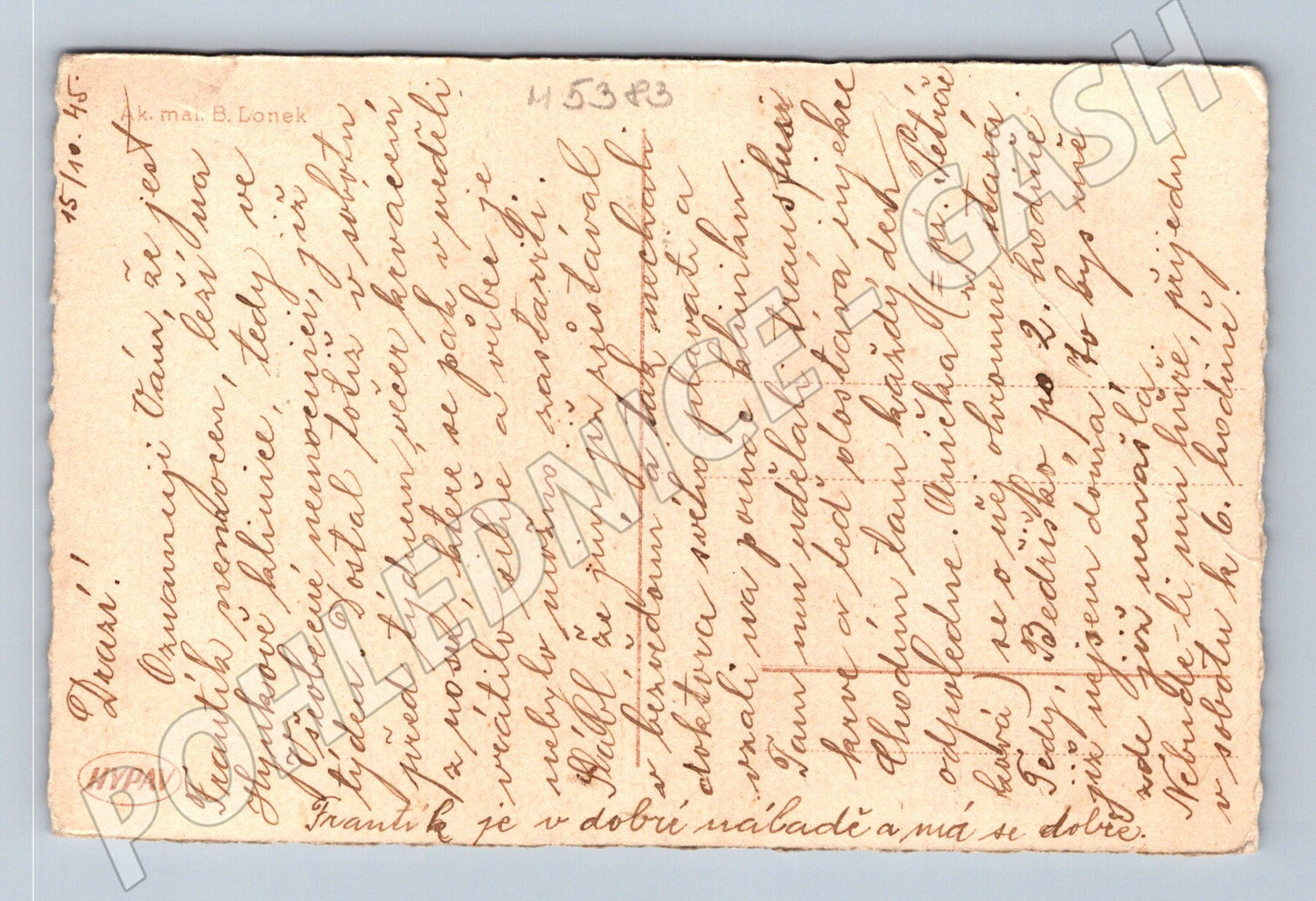 Pohlednice vlastenecká ČSR ilustrovaná (M5383)