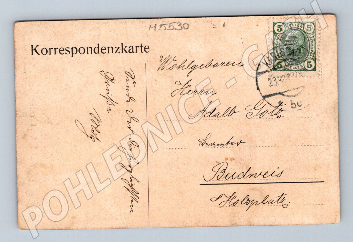 Pohlednice Karlovy Vary Březenský skok historická (M5530)