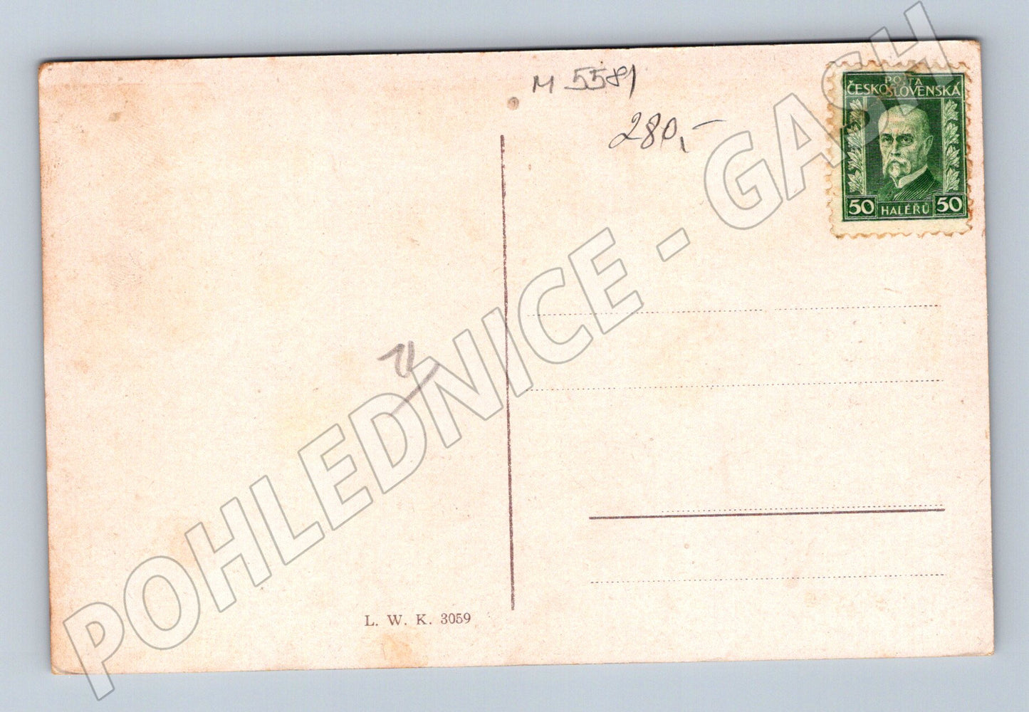 Postcard Karlovy Vary Hotel Imperial historical (M5581)