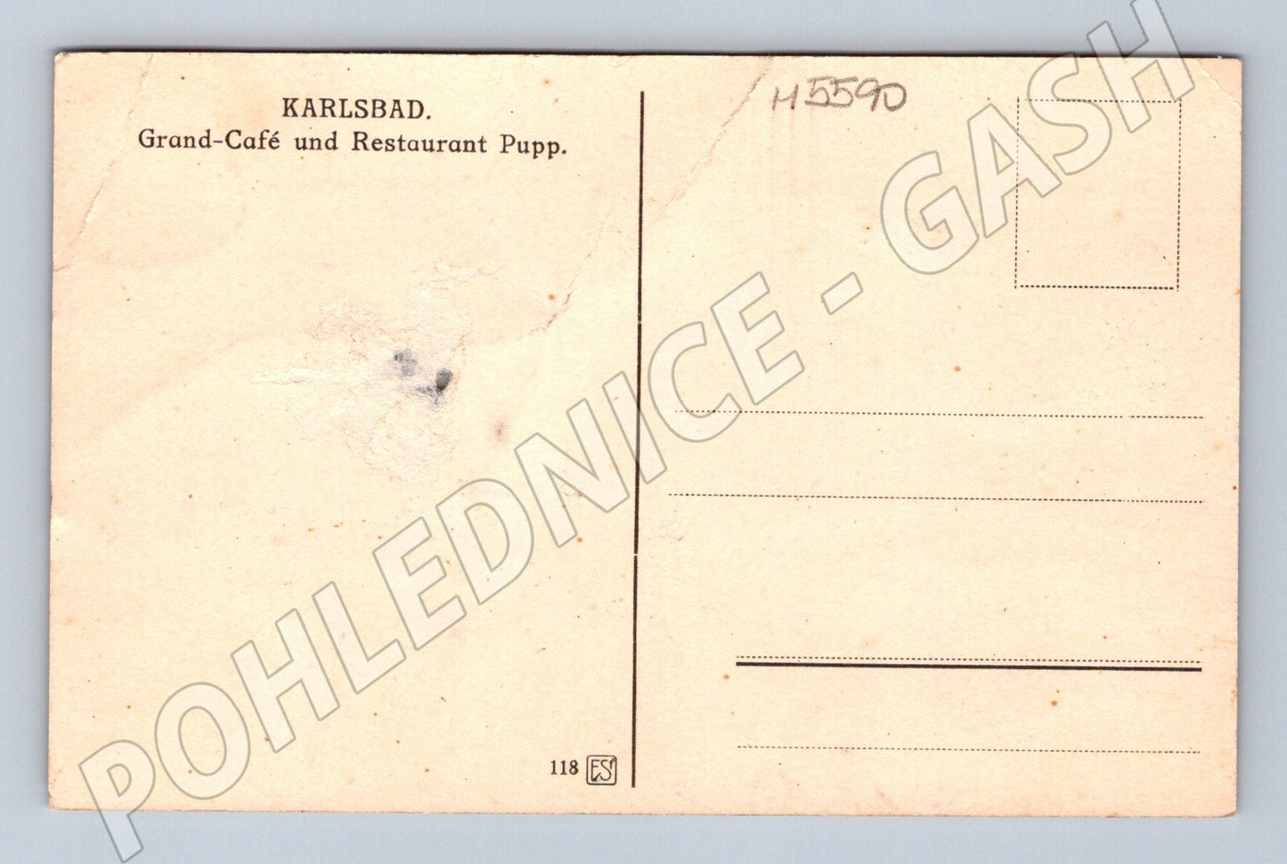 Pohlednice Karlovy Vary Grandhotel Pupp historická (M5590)