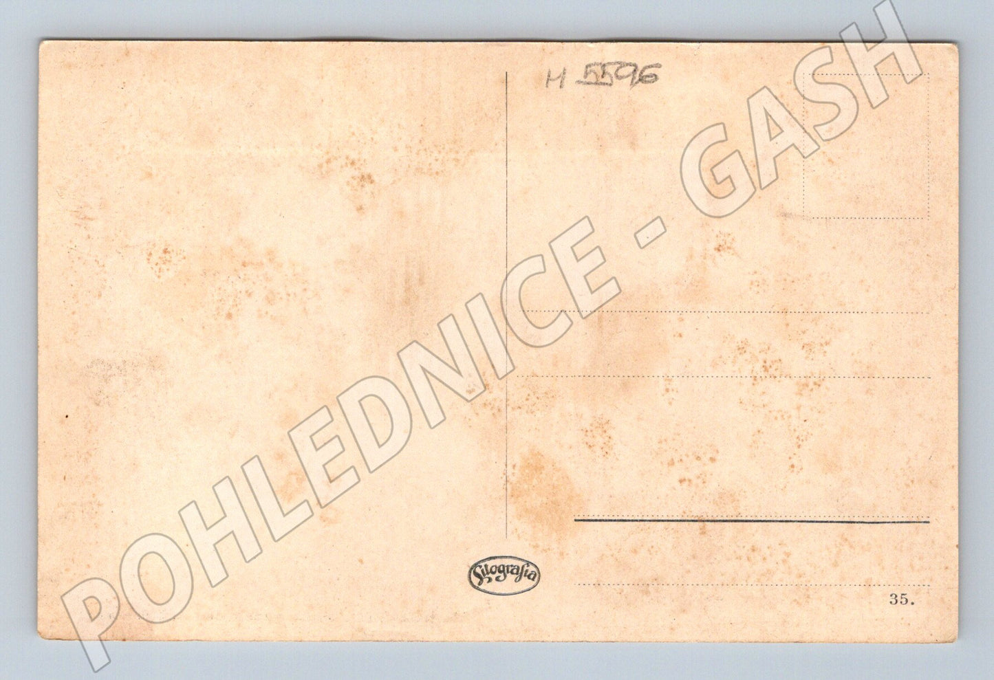 Postcard Karlovy Vary Schlossberg historical (M5596)