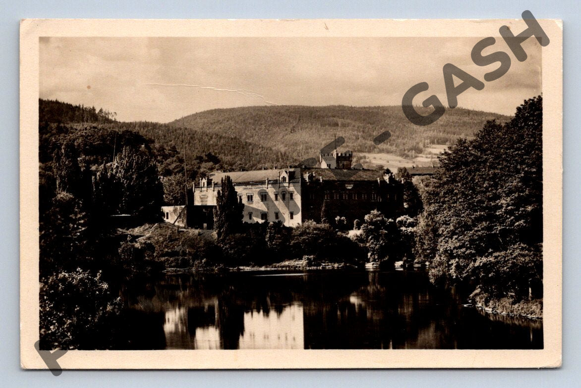 Pohlednice Klášterec nad Ohří se zámkem (M567)