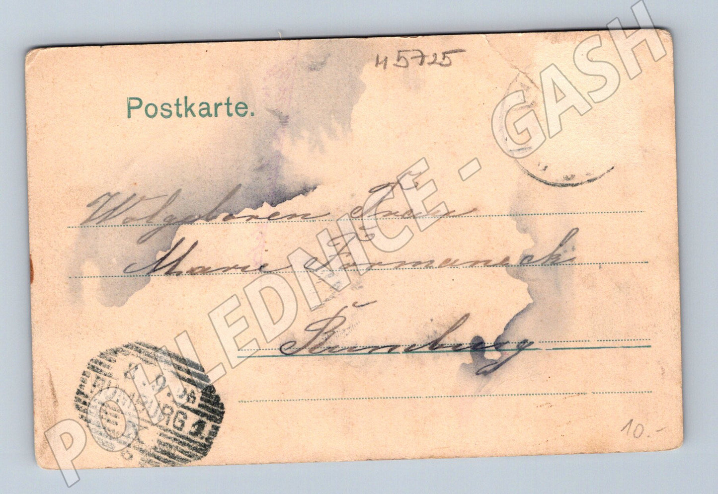 Postcard Karlovy Vary Savoy Westend historical (M5725)