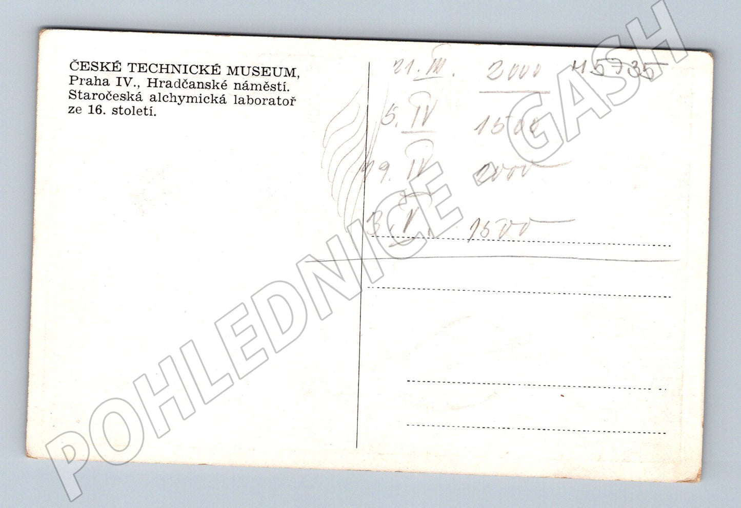 Postcard Prague Alchemical Laboratory Museum (M5735)