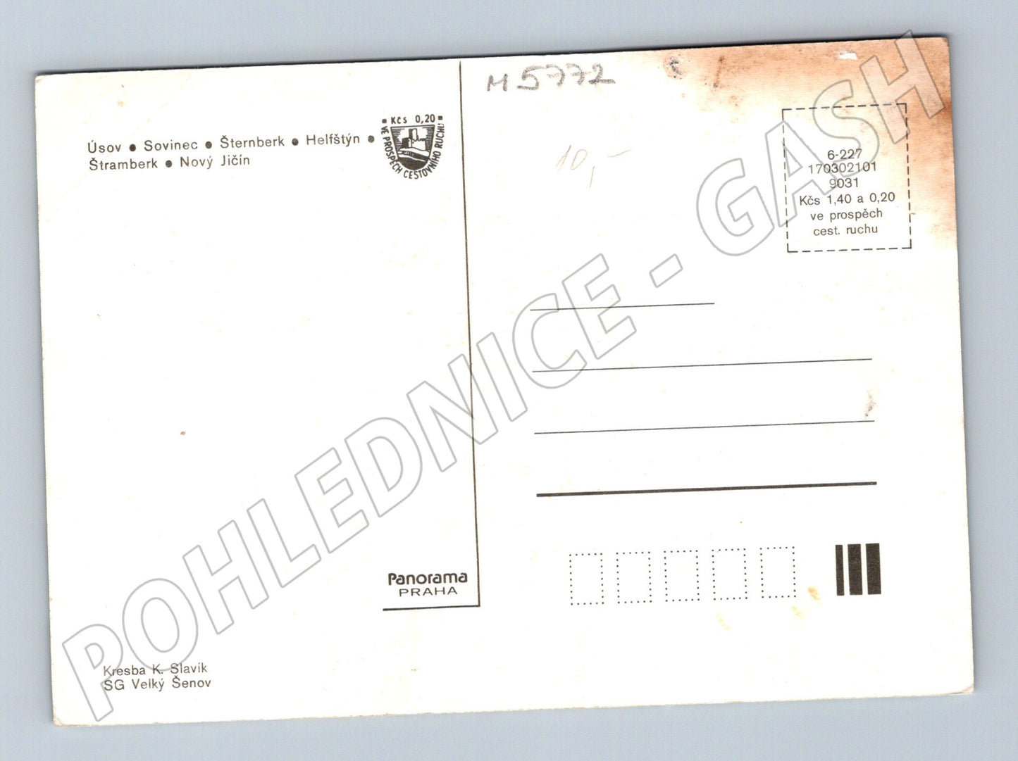 Pohlednice Hrady a zámky severní Moravy koláž (M5772)