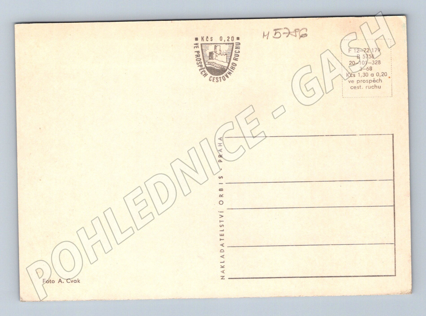 Pohlednice Mikulov historická zámek náměstí (M5786)