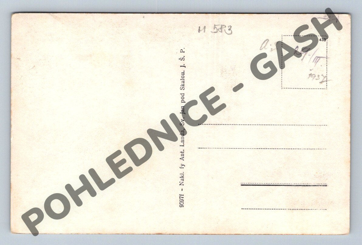 Pohlednice Sv Jan pod Skálou klášter (M583)