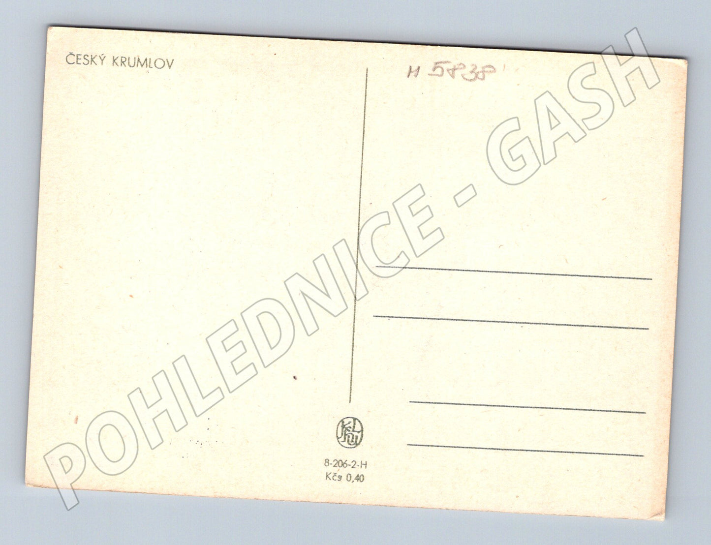 Pohlednice Český Krumlov zámek a řeka (M5838)