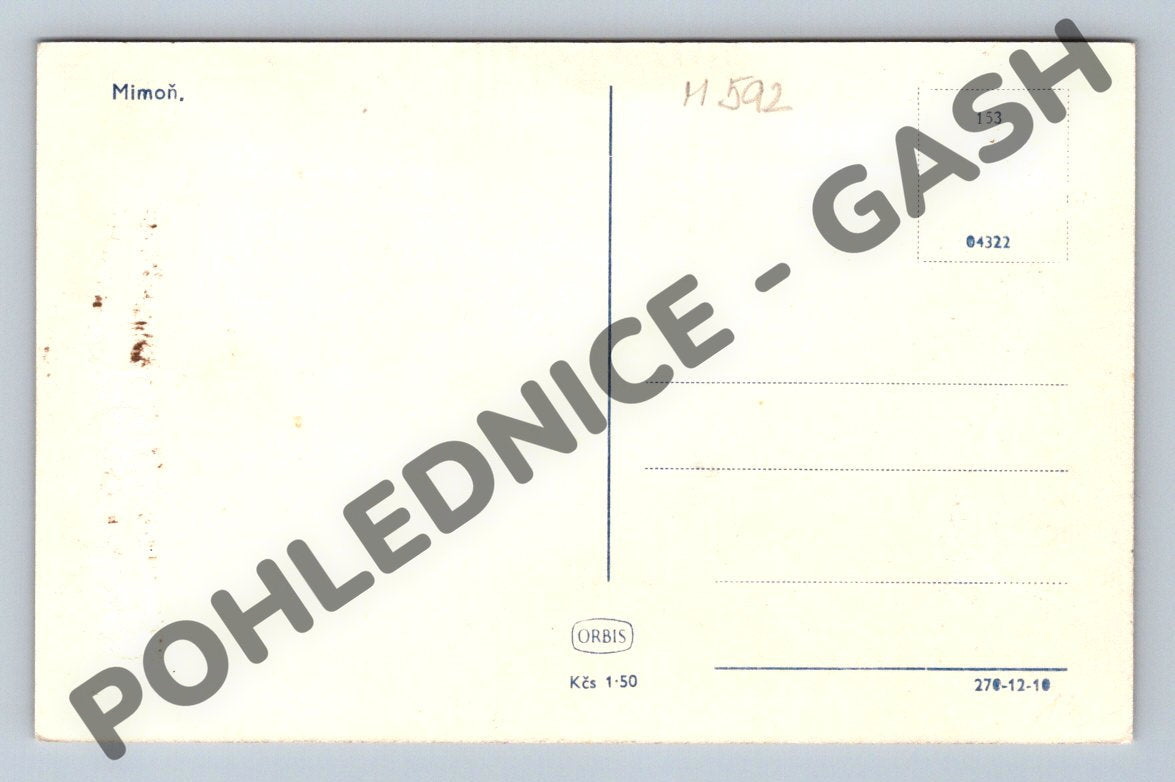 Pohlednice Mimoň historické centrum (M592)