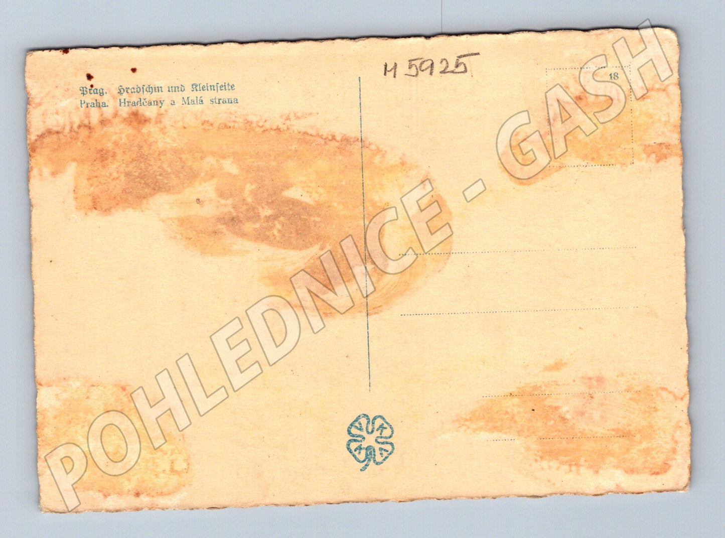 Postcard Prague Hradcany and Lesser Town (M5925)